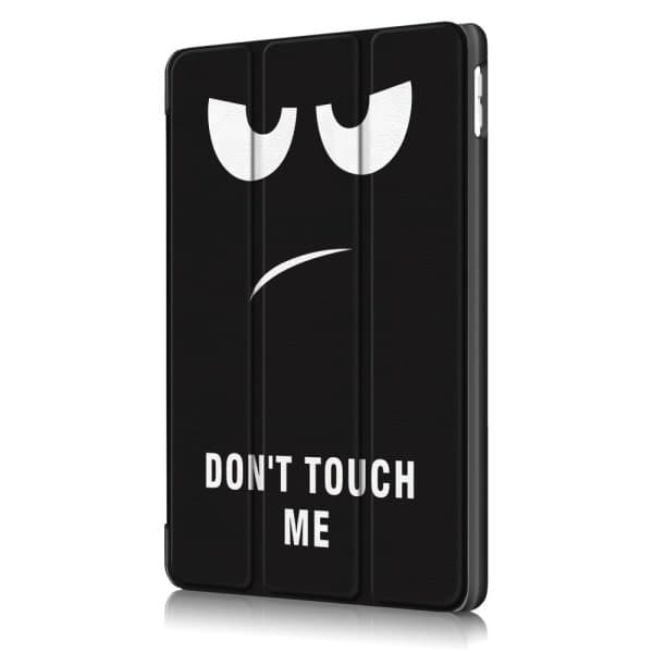 IC iPad 10.2 2019/2020/2021 Kotelo Tri-Fold Älä kosketa