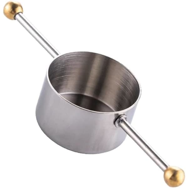 Cocktailmåler med håndtak Rustfritt stål 30 ml Whisky Måler Vinblander Disco Ball