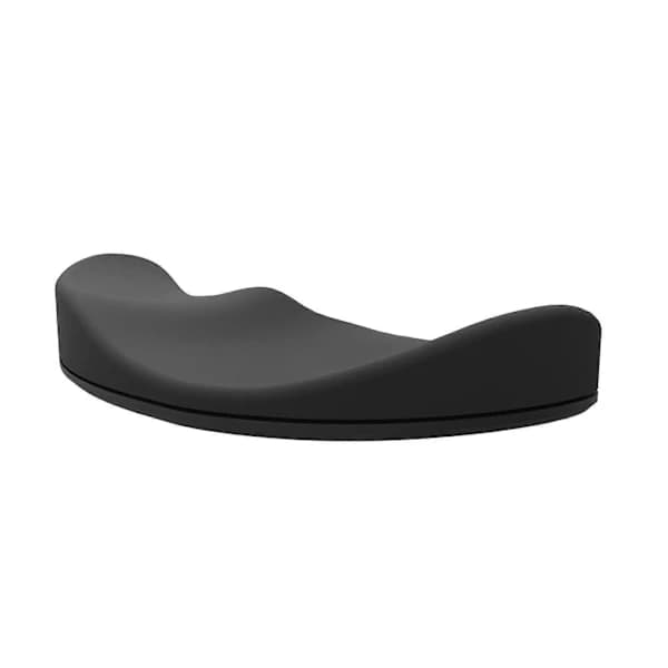 Mouse Wrist Rest Black Ergonomic Support Non-Slip Silicone Elastic Smooth Gaming Armrest for Right Hand Office