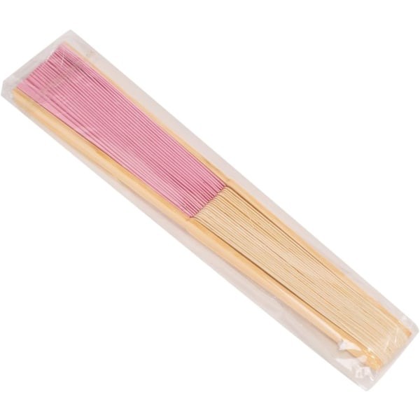 IC NOE 4-pack rosa pappershandfläktar Handfläkt