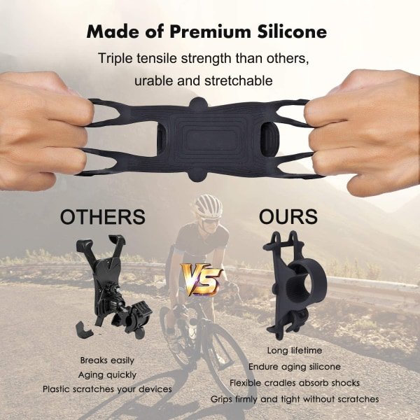 IC CNE Universal Cykeltelefonholder, justerbar