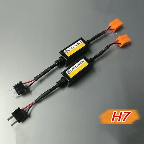 1 stk H7 LED Canbus Decoder Bilforlygte Fejlfri Modstand Til SUV Tågelygte farve3 color3