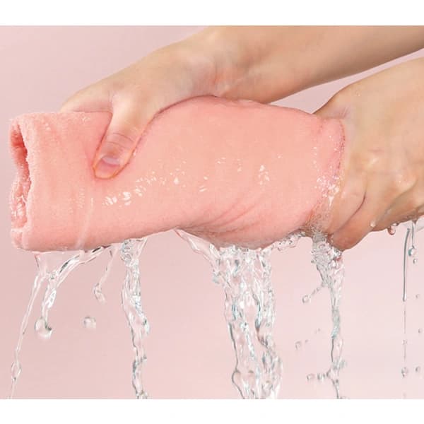 Dobbeltlags hårfønerhette, superabsorberende håndkle, turban dusjhette, rosa