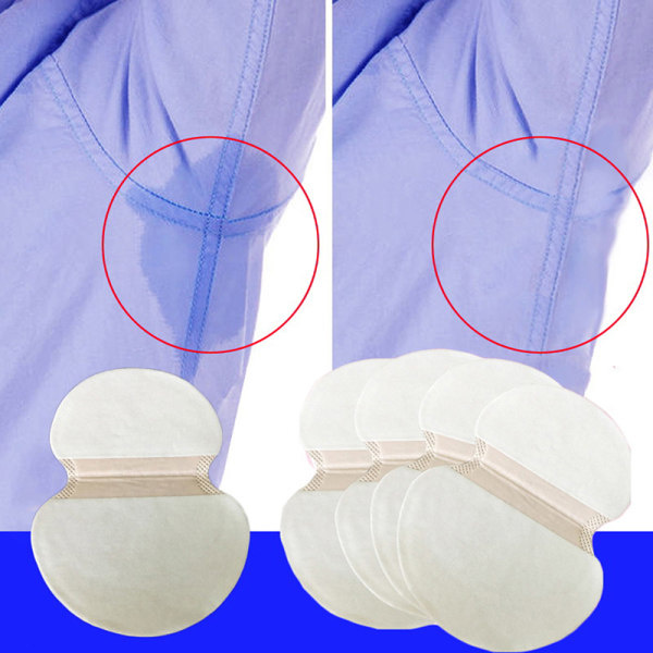IC 40st Engångs Kvinnor Otvättbara Underarm Armhåla Anti-Svett Pads One Size