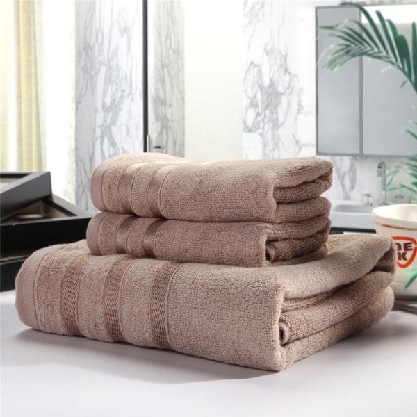 IC Bambufiber 2-delt Oversized Badehåndkle, Supermyk Bad Camel