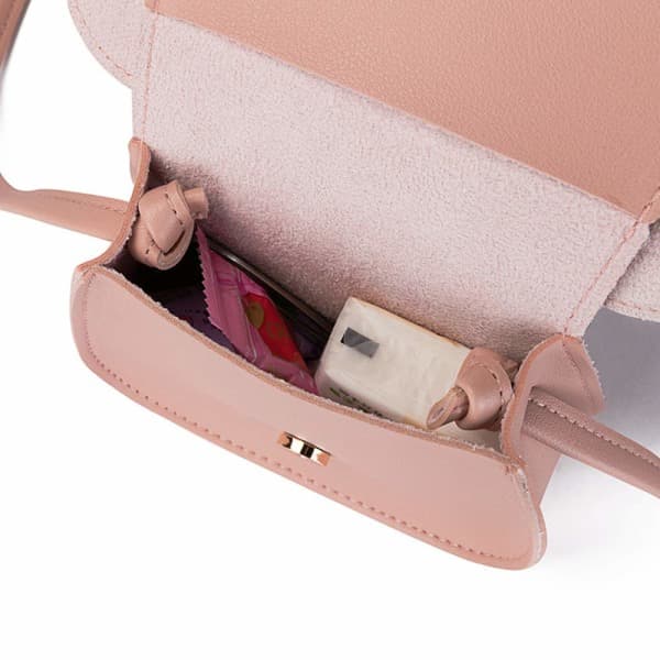 IC Lille Pigers Håndtasker - Axelväske med Sløjfe Mini Flap Bag
