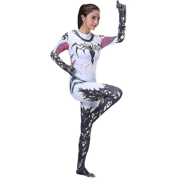IC Venom Gwen Spiderman Jumpsuit Vuxen Barn Halloween Cosplay Kostymer CNMR 160 170 170