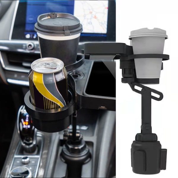 IC Drikkeholder Expanderadapter Centerkonsol Universal Stødsikker Skridsikker (størrelse: b)