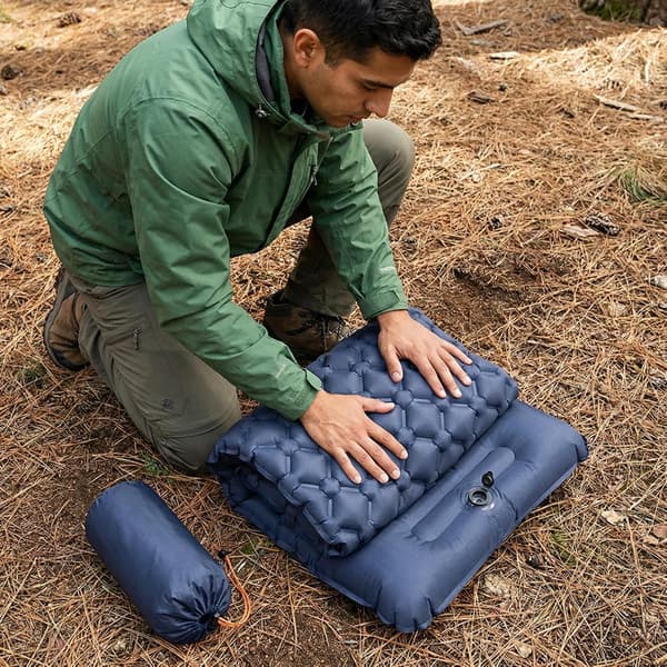 Ultralight Inflatable Sleeping Pad - Designed for Camping and Hiking Trips - A Comfortable Camping Mat, Portable Sleeping Pad, Perfect for Outdoor Adventures