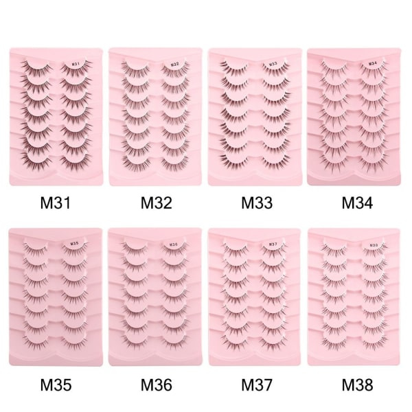 Naturlige løsvipper Faux Mink Fransar M37 M37 M37