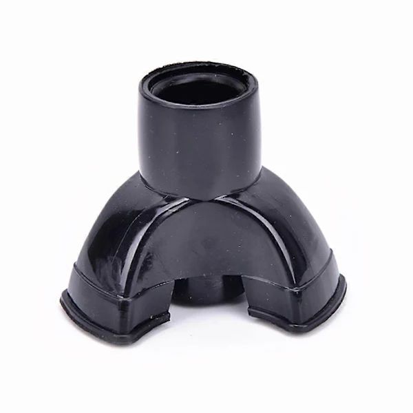 Gummiknop til vandrestav, slidstærk, sort, 19 mm