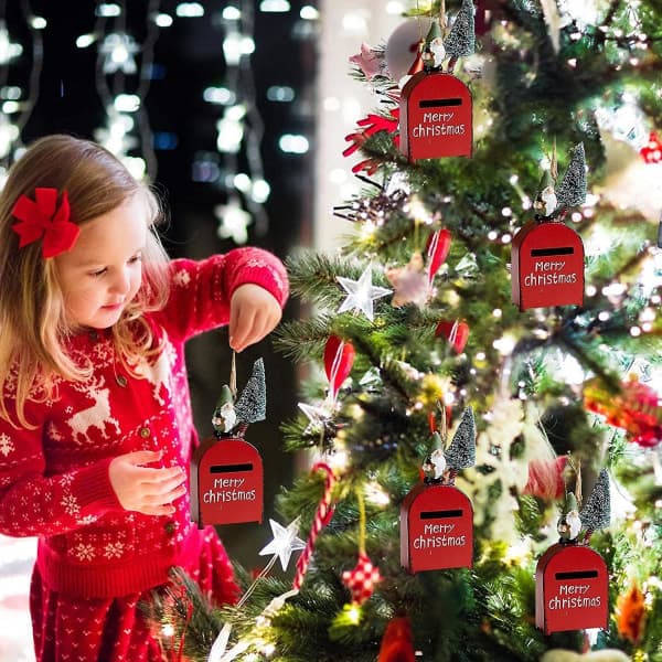 IC Mini Julbrev - Jultomte Elf Kuvertlåda Dekorativ Presentkortslåda