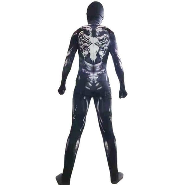 Barn Gutter Venom Superhelt Playsuit Jumpsuit Cosplay Kostymer zy 120cm