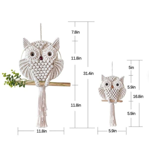 IC Uggla Väggdekoration Handvävd Boho Dekor 15cm*60cm