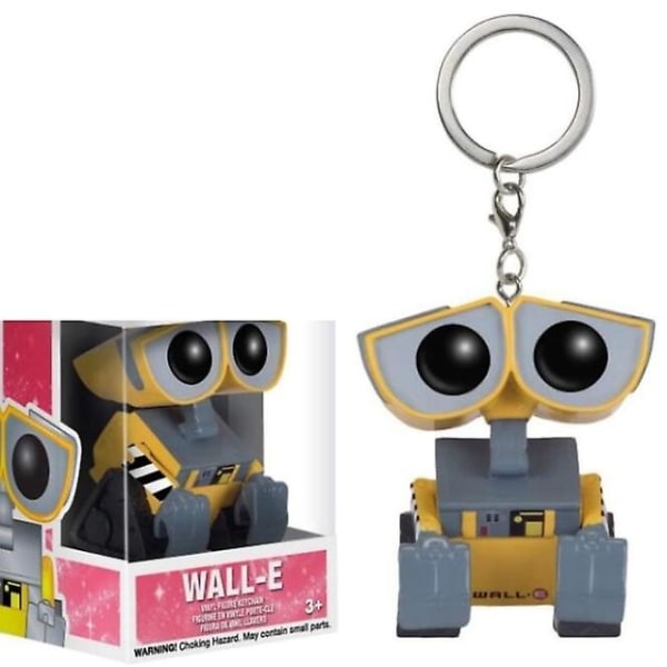 Wall-E Actionfigur Nyckelring Present till Barn Bilprydnad Ryggsäcksdekoration IC