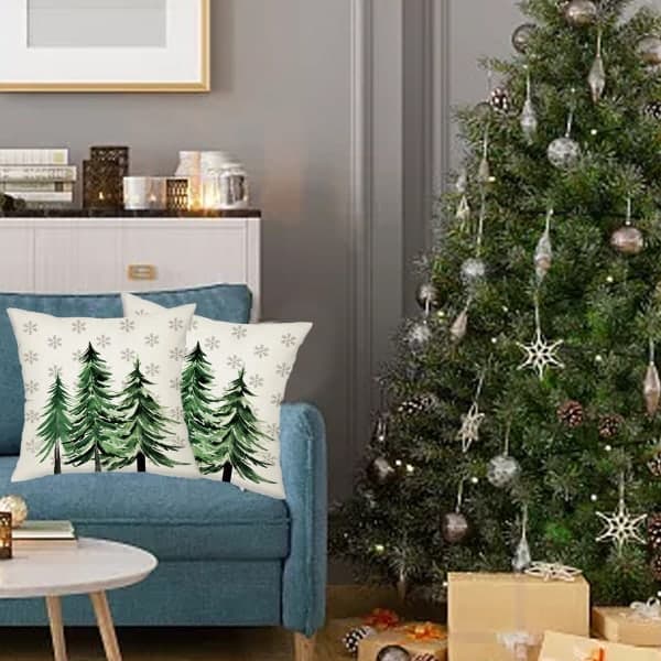 IC 4 stk trekk Snøfnugg Juletre jul
