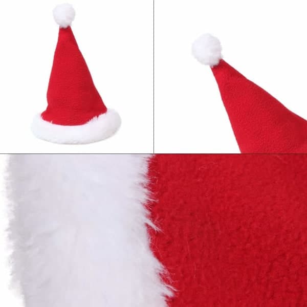 IC NOE Söt tomteluva & halsduk Xmas Röd kostymdräktklänning