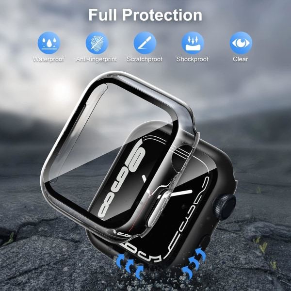 IG Vedenkestävä kotelo Apple Watch Series 8 & Series 7 45 mm näytölle 45 mm