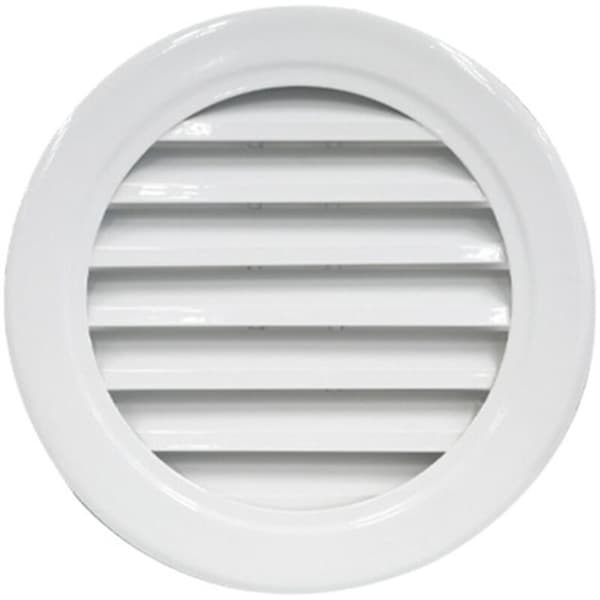 Ventilationsgaller i plast - Insektsskydd, Vit