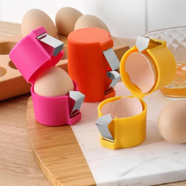 Eggshell Cutter - Whisk - Egg Whisk - Whisk - Eggshell Opener - Egg Peeler - 3 - Pieces - Kitchen Utensils - Eggshell Splitter