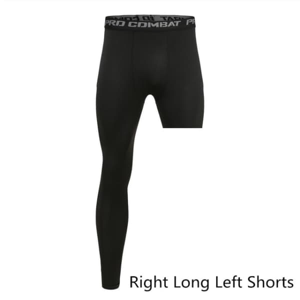 IC Män Base Layer Träningsbukser Kompression Løbe Tight Sport Hvid L