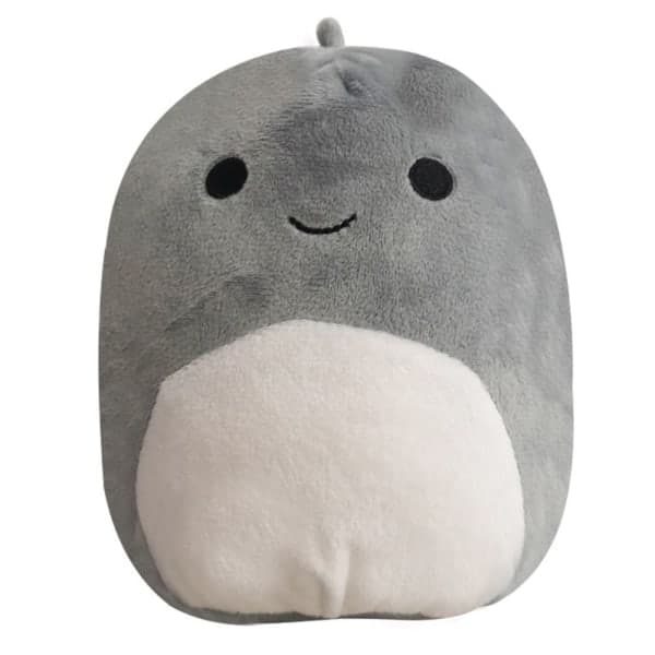 IC 20-25cm Squishmallow Kudde Plyschleksak GRÅ DINOSAURIGÅ -1