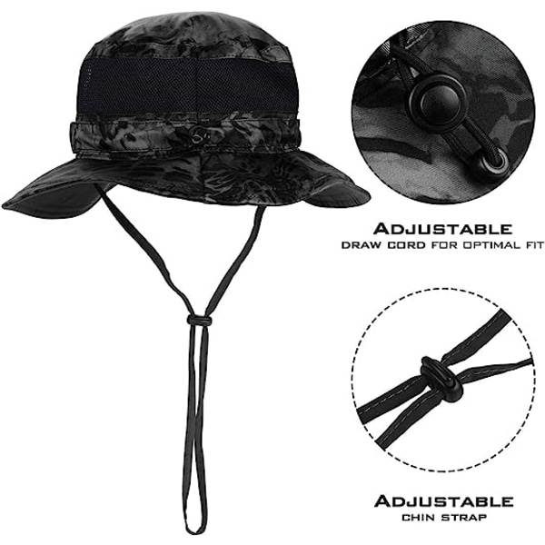 IC Boonie-hattu - aurinkolakki, kalastuslakki, ranta- ja vaelluslakki, melonta-, souta- ja kajakkilakki