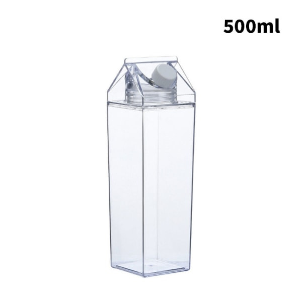 IC 16,9 oz / 33,8 oz (500 ml/1 000 ml) vattenflaska för mjölkkartong A