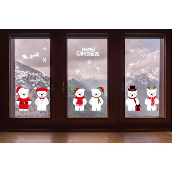 Christmas Window Stickers Christmas Stickers Dekoration DIY Windo qd bäst