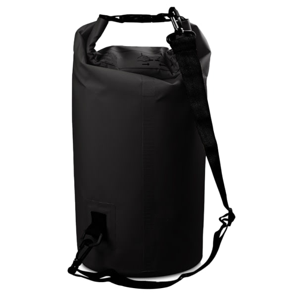 IC PVC vattentät väska bucket bag vattentät väska strand forsränning simväska utomhus ryggsäck-för kajakmelonta, nauha, forsränning, båtliv-Svart-3L