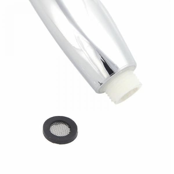 LED Dusjhode Høytrykks Turbo 7 Farger Lys Temperatursensor Badvannsprinkler
