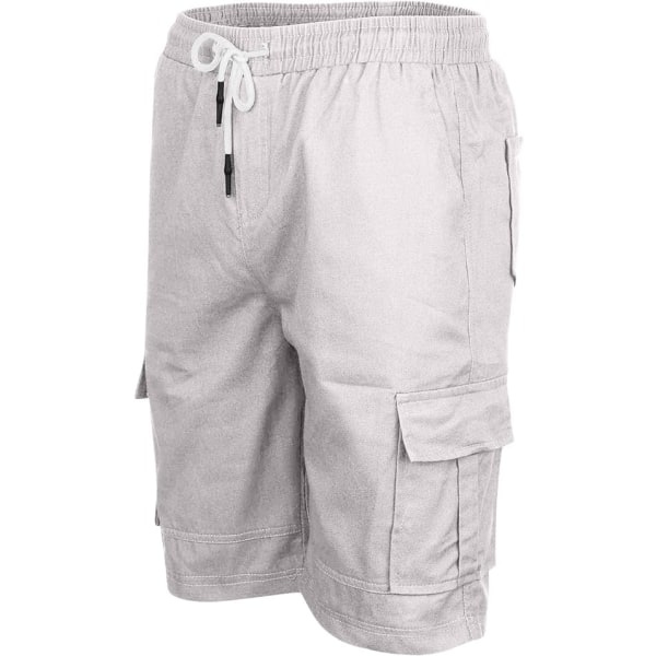 IC Herr Cargo Shorts, Herrasommarvapaa-ajan Casual Patchwork Taskut Kokonaisuus Urheiluvälineet Shortsit Housut
