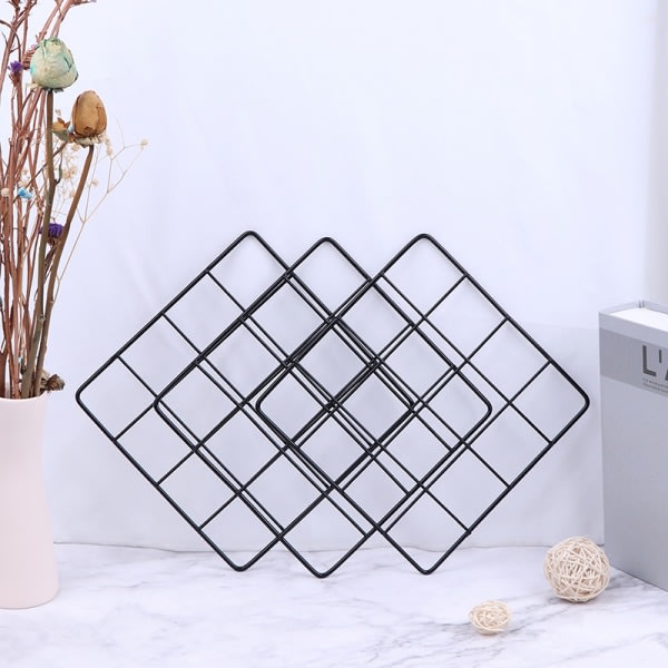 IC Rutnät DIY Väggfoton Vykort Väggkonst Display Mesh Organizer