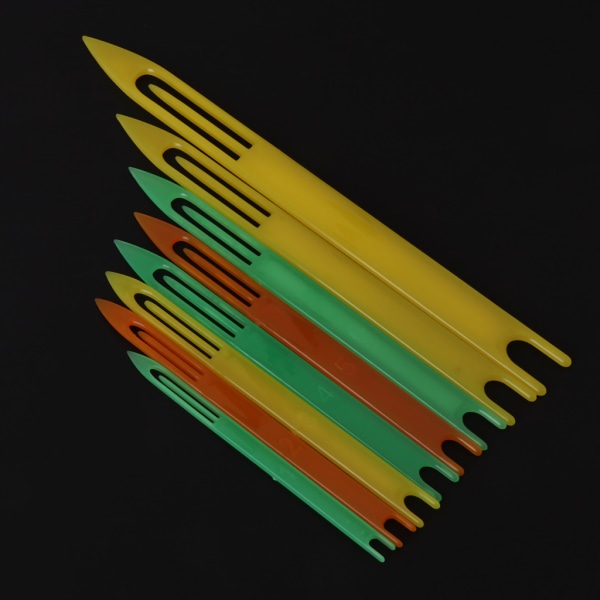 8 stk/sæt fiskenet nål reparation netline plastskyttel reparation vævning