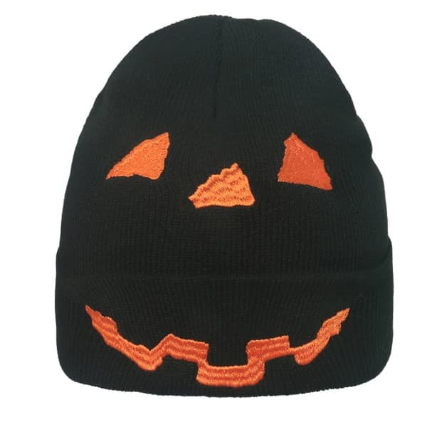 IC Cap justerbar broderet far hat til mænd kvinder Halloween Sort