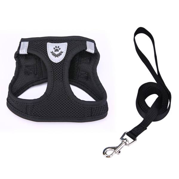IC Lätt justerbar hund- och kattvagn, svart XS
