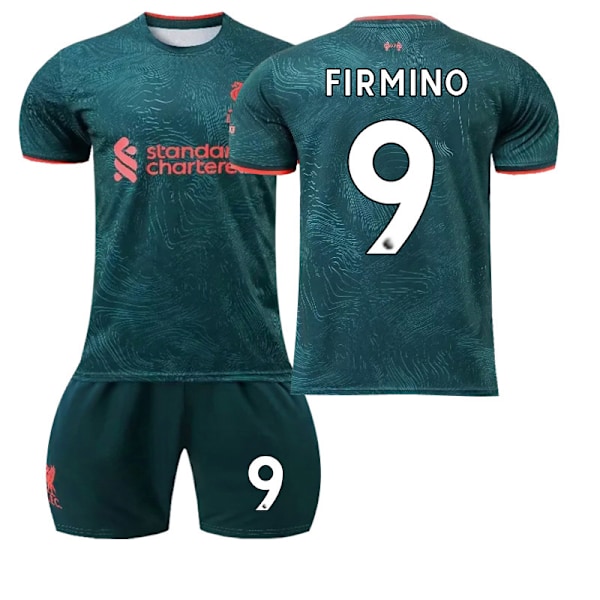 MJ51 Liverpool 2 Away Green No. 11 Salah 4 Van Dijk 27 Nunez 66 Arnold Football Jersey