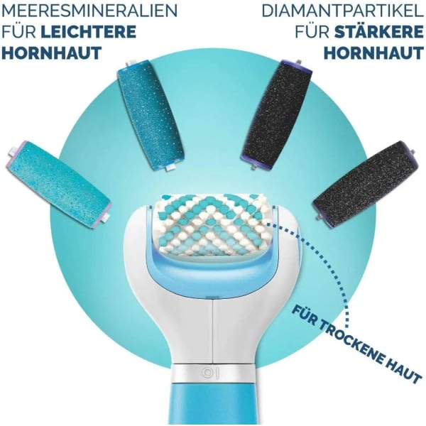 Elektrisk fotfil for fjerning av hard hud