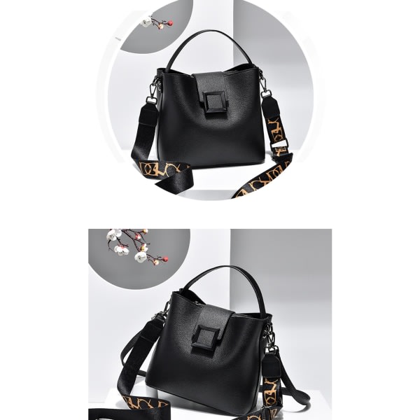 IC Axelväska, Handväska Crossbody-väska, Dammodeaxelväska Svart