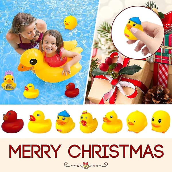 Gummianke Advent 2023, Advent 2023 Barn, Advent Anka Bad Till 11(24 ducks)