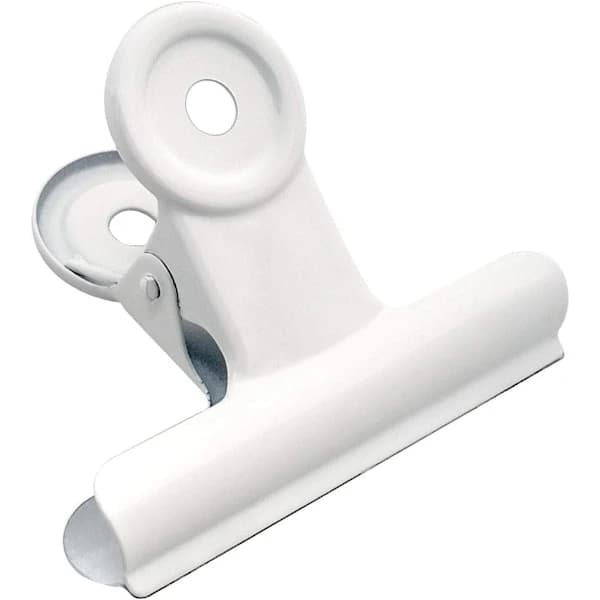 15-pack Coideal 2 tum Bulldog-pappersklämmor Set Vit