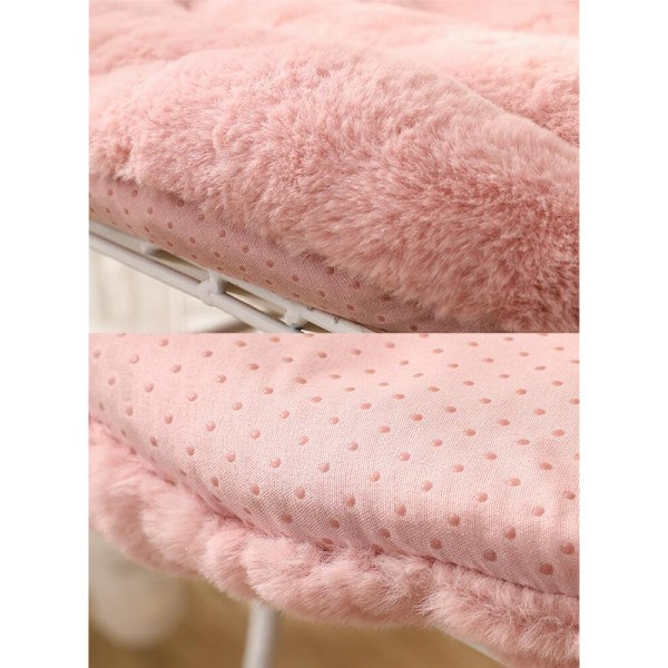 Blød, hyggelig siddepude, plyspude i lyserød, siddepuder Pink 45*45cm