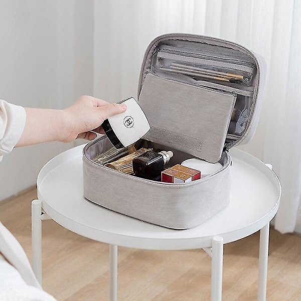 Kosmetikväska för kvinnor för smink Korea Toalettpaket Stor organizer Vanity Pouch-fodral