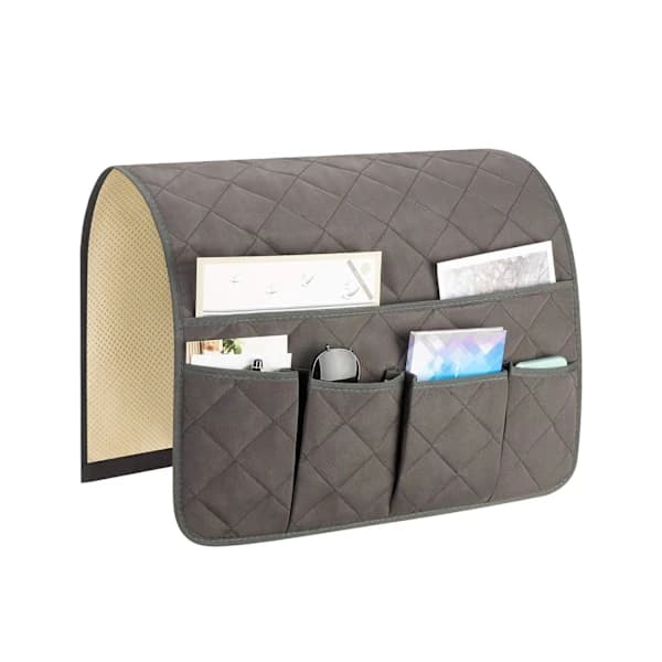 Senge- og sofaorganisator - Opbevaring - Opbevaringstaske - Sengeopbevaring - Sofaopbevaring - Sengeopbevaringstaske - Sengebordsopbevaringstaske Grå -