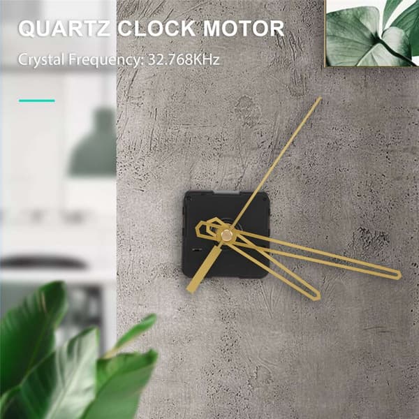 Stor Tyst Väggklocka Quartz Mekanism Klocka DIY Delar Klockrörelse Reparationsverktyg Set Visare