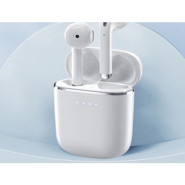 IC Trådlöst-kuulokkeet, Bluetooth -kuulokkeet stereokuulokkeet, svettsäkert dubbelt Bluetooth 5.0-kuulokkeet inbyggd mikrofonilla