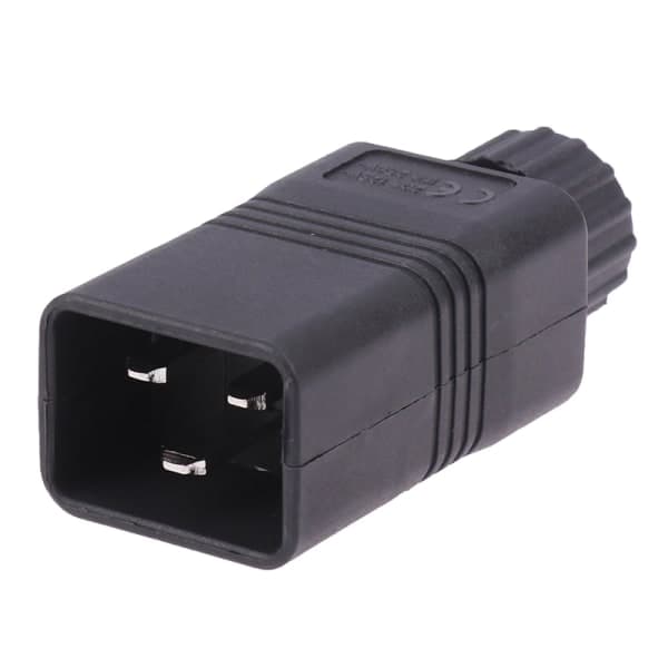 IC IEC320 C20 UPS PDU -virtajohdon uudelleenkytkettävä liitin Montera Wire Conv A