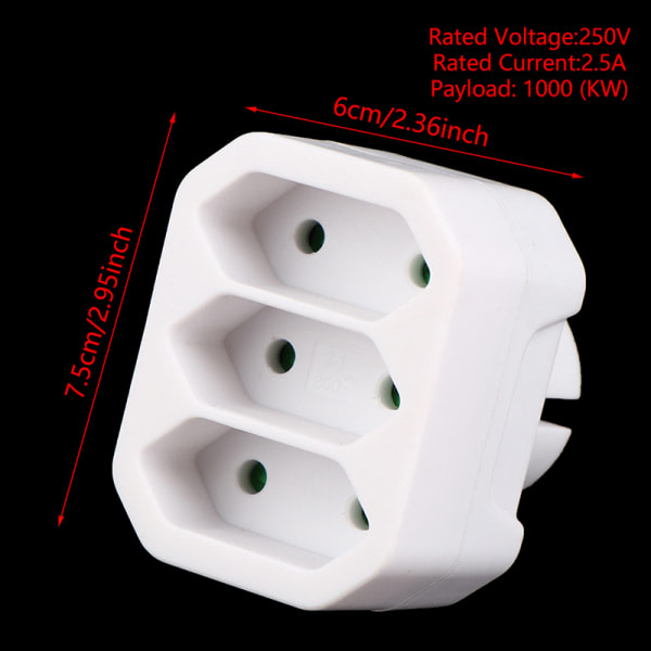 IC EU-adapteri 1-2 / 1-3-tie eurooppalainen virtapistoke B
