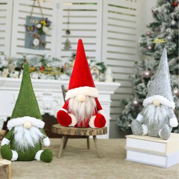 IC Joulupukki-pehmolelut - Käsintehdyt ruotsalaiset Tomte