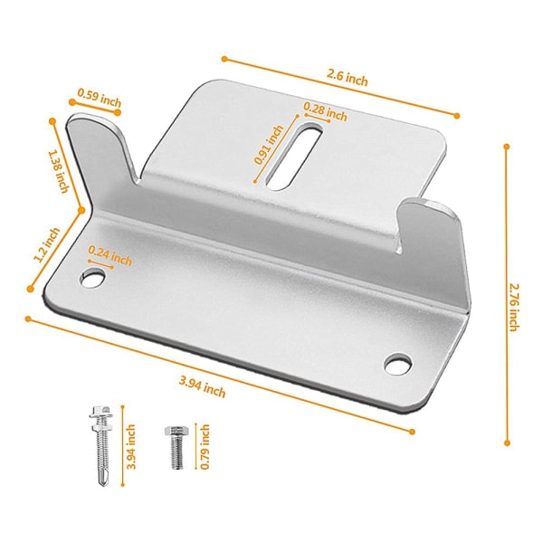 IC Z-tyyppinen aurinkopaneelin kiinnityssarja 4 kpl 150 W:n akkupaneelille